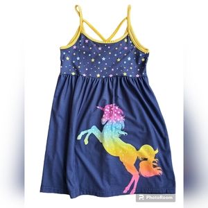 Size 8 Unicorn Sunshine Swing Summer dress